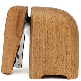Suck UK Elephant Stapler | Elephant Gifts for Animal Lovers | Wooden Elephant Desk Accessories | Office Supplies for Unforgettable Desk Decor | Office Desk Staplers | Elephant Decor | Large