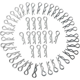 ZDingTech 50pcs H166 Body Clips Pins,RC Clips Parts for HBX Q903A 18859E 16889 16890 18858 Q901A Q902A 12811 12812 12813 12891 RC Car Parts Truck Buggy Shell Clips