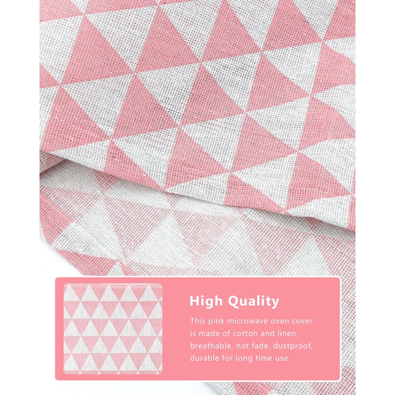 YETOOME Microwave Oven Cover Dustproof Cotton Machine Protector Decorative Kitchen