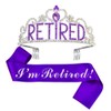 GotGala Retirement Party Decorations Retirement Gifts for Women Retirement Tiara