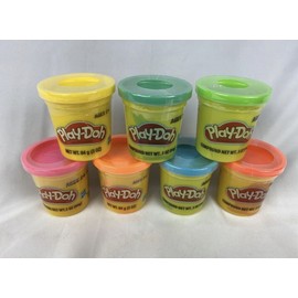 Play-Doh Bulk Multi Colors 7-Pack of Non-Toxic Modeling Compound, 4-Ounce Cans