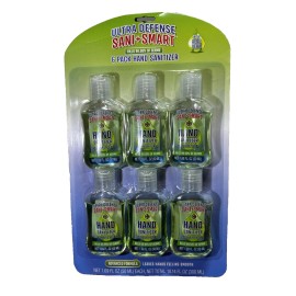 Ultra Defense Sani+Smart 6 pack - Ultra Defense Sani Smart Aloe Vera Hand Sanitizer Kills 99.99% of Germs