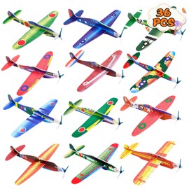 Kissdream 36 Pack 8 Inch Glider Planes - Birthday Party Favor Plane, Great Prize, Glider, Flying Models.