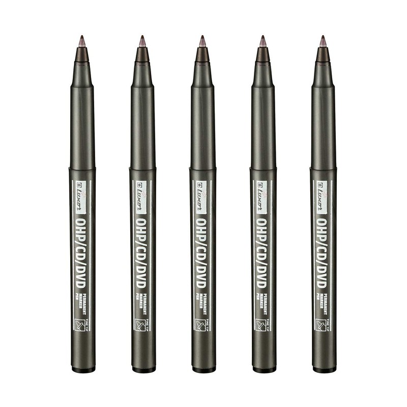 Luxor CD And OHP Marker Blue Pack Of 5