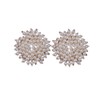 Ivory Pearl Gold Tone Rhinestone Crystal Wedding Bridal Shoe Clips