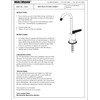 Westbrass D203-NL-12 6" Touch-Flo Style Pure Cold Water Dispenser Faucet,