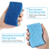 Eco Non-Scratch Kitchen Cellulose Sponges, Dual Side Dishwashing Eco Friendly