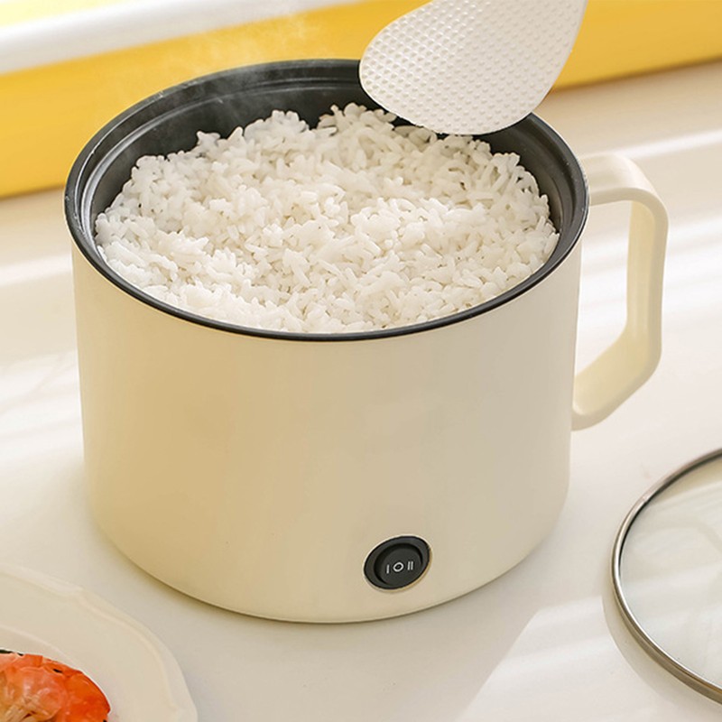 Electric Cooker Pot Rapid Heating Multi Functional Anti Stick Mini