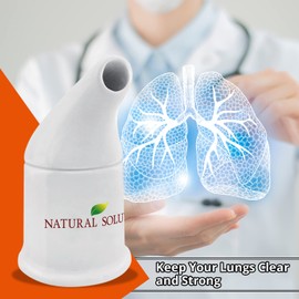 Natural Solution Himalayan Salt Inhaler Ceramic with Himalayan Pink Salt – A Simple and Natural Way to Enjoy a Refreshing and Soothing Salt Air Experience