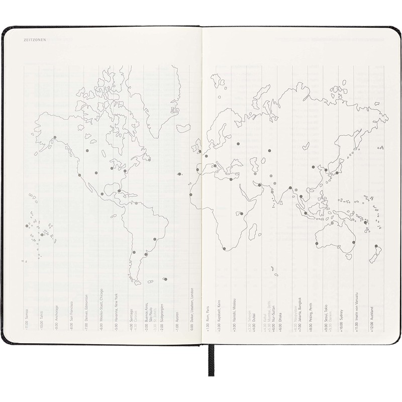Moleskine Weekly Planner 2023, German Language, 12 Months with Horizontal
