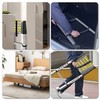GXYWADY 10.5FT Telescoping Ladder Aluminum Extendable Telescopic Ladder Extendable Compact