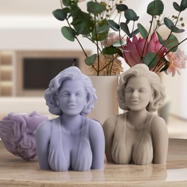 Dance Girl Mold Dance Candle Mold Body Mold Girl Resin Casting Mold Resin Making Molds Silicone Mold for Candle Home Decorate Mold Candle Making Mold 3D Animal Mold