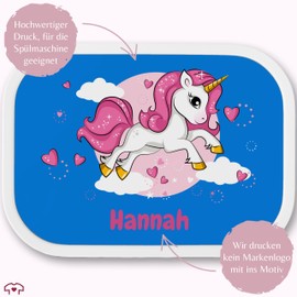 Children's Campus Lunch Box for Mepal - Unicorn - 750 ml - Blue - School Gifts Girls Children's Lunch Boxes Nursery Unicorns Lunch Box School Vesperbox Kita Unicorns