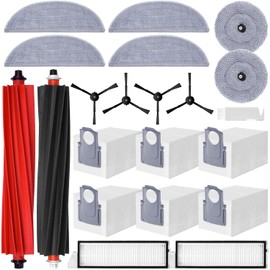 oGoDeal Zubeh?rset f1r Roborock S8 Maxv Ultra, oGoDeal 6*Staubbeutel 2*Main Rollb1rste 4*Seitenb1rsten 2*Filter 6*Mopp Wischt1cher, Ersatzteile Saugroboter Ersatzteile Saugroboter Zubeh?r