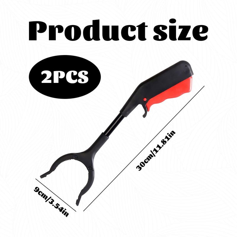 Litter Pickers 2pcs Grabbers for Disabled 30cm Grabber Stick Multifunctional