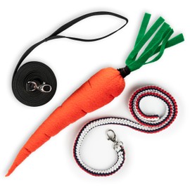 SKIPPI Lunge Line, Lead Rope and Carrot, Hobby Horse Training Set, Hobby Horse Accessories