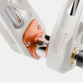 MOFAGE Magic Arm Talos Damping 11"/28cm Magic Arm with 1/4" and 3/8" Screws, Load Capacity 3.3 lbs (1.5 kg), Suitable for Monitors (White)