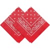 ZENO Rotes Bandana – 100% Baumwolle & Natürliche Fasern –