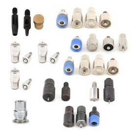 Snaps Rivet Grommet Prong Eyelet Popper Fastener Self Cover Fabric Button Dies Set for Hand Press Machine
