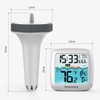 Newentor Pool Thermometer Floating Easy Read, IPX8 Wireless Swimming Pool