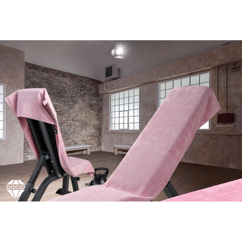 DOCIO Sports Towel, Fitness Towel with Fixation, 130 x 50