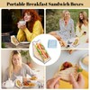 Triangle Sandwich Container,Triangle Sandwich Container Reusable,Triangle Sandwich Box with Lids