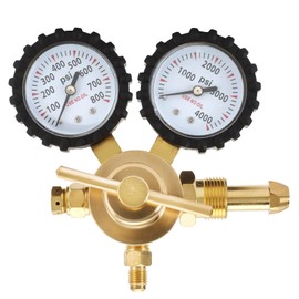 ATPEAM Nitrogen Regulator with 0-800 PSI Delivery Pressure, CGA580 Inlet Connection with 1/4-Inch Male Flare Outlet Connection