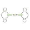 EQUIKIND PEANUT TWO RING GAG Stainless Steel Apple Flavour Mouthpiece