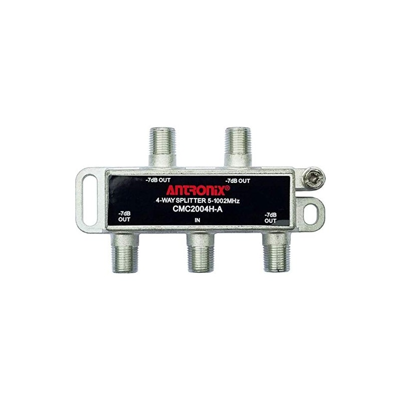 Antronix CMC2004H-A 4-Way Horizontal MoCa Splitter -7dB 5-1002 MHz High