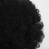NOLITOY Afro Puff Drawstring Ponytail - Human Hair Extensions Short