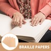Pack of 40 Braille School Supplies Practice Paper Accessories for