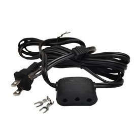 HONEYSEW Lead Cord Power Cord for Singer Sewing Machine 1200-1, 15-88, 15-90, 15-91, 201, 201K, 206, 206K, 221 Featherweight #123