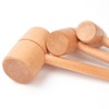 Wooden Mallet Round Head Lightweight Solid Beech Wood Hammer for