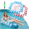 2Packed Water Hammock, Pool Inflatable Water Hammock, Air Mattress Pool