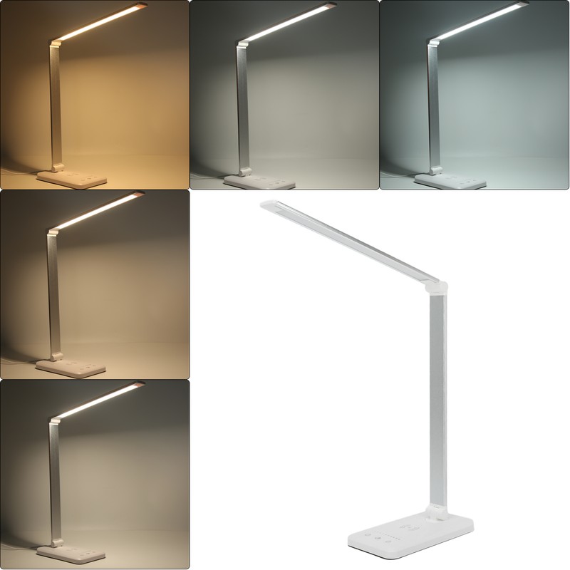 LED Desk Lamp 5 Levels Touch Control USB Eye Protection