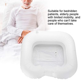 YUYTE Lavabo De Champú Inflable, Herramienta Para El Lavado Del Cabello, Accesorios De Baño Portátil