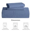 WURUIBO Twin Quilt Set Bluish Grey,Ultrasonic Embossed Bedspread, Lightweight Microfiber
