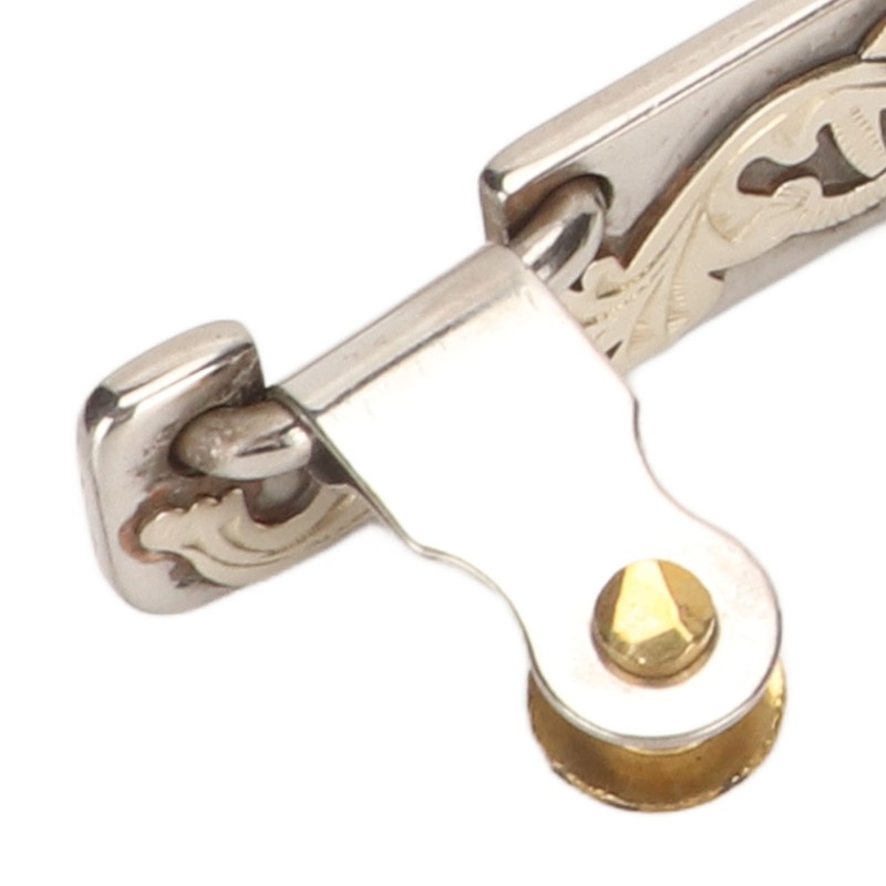1 Pair Horse Spurs Stainless Steel Western Cowboys Spurs Men