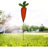 YK Decor Metal Easter Carrot Garden Stake Decorative Yard Sign
