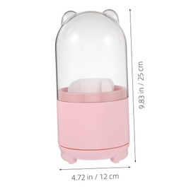 DOITOOL Large Capacity Rotating Makeup Brush Organizer Versatile Desk Accessories for Women Multifunctional Storage for Makeup Brushes Office Supplies and More