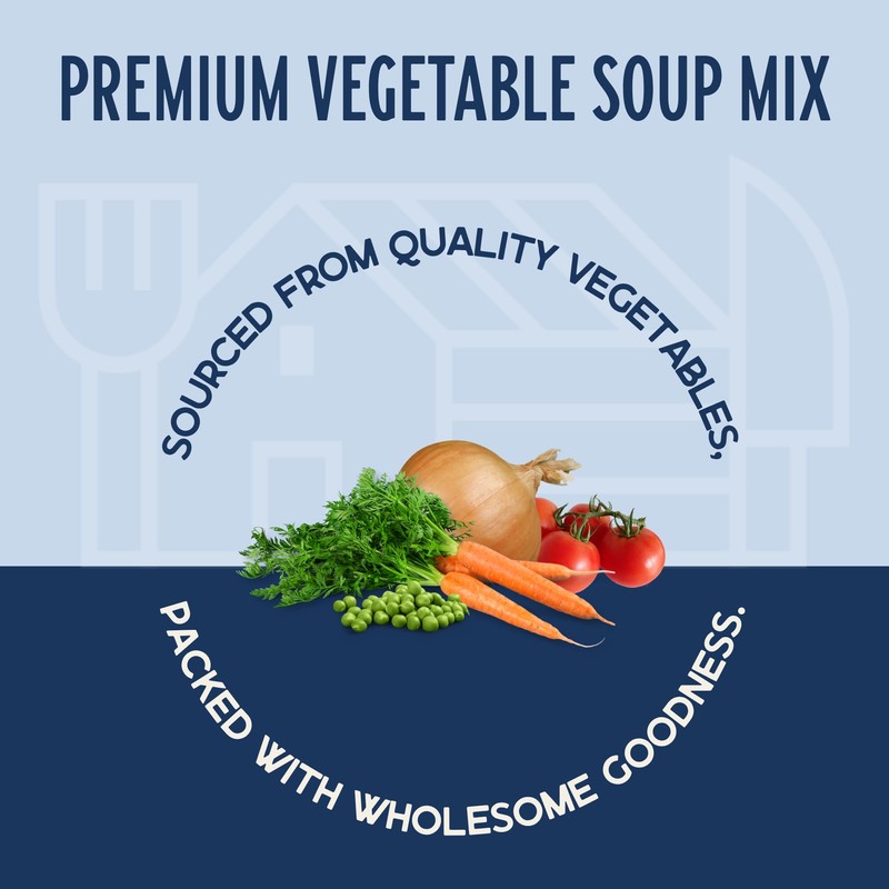 Harmony House Premium Vegetable Soup Mix - Dehydrated Vegetables for