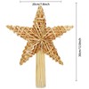 Christmas Tree Star Topper, Straw Star Christmas Tree Topper, Straw