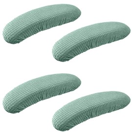 XIEHUZA Office Chair Armrest Covers - 2 Pair Removable Elastic Arm Rest Pads, Seat Hand Rest Protector for Home Office Chairs (Green)