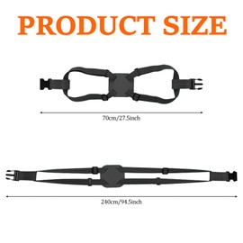 VCRANONR Luggage Straps Heavy Duty Adjustable Suitcase Straps Elastic Luggage Belt Travel Packing Secure Belt Luggage Bungee Straps Premium Luggage Accessories with Buckle for Travel Case (Black)