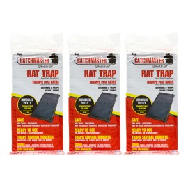 Catchmaster Rat Glue Trap ( 6 Traps  ) Rat Mouse Lizard Snake Glue Traps Catchmaster 48R