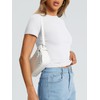 Trendy Queen Womens Basic T Shirts Summer Tops 2025 Crop