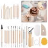 Clay Tools 43PCS Pottery Tools Clay Sculpting Tools Polymer Clay