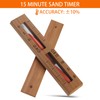 Foxyoo Sauna Sand Timer - 15 Minute Timer Sauna Accessories,