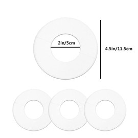 4 Pcs Swimming Pool Ladder Protective Covers, Suitable for Accessories with 1.9-Inch Inner Diameter Pipes, Used for Swimming Pool Ladder Rings, Spa Handrail Holes, and Protective Plate Covers