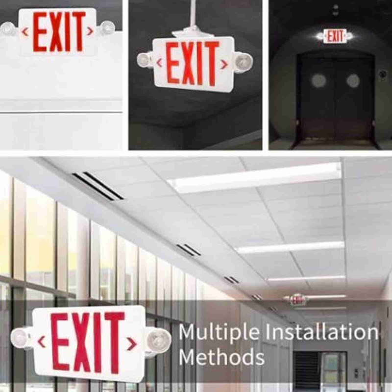 LED Emergency Exit Sign Professional IP30 Protection Grade Long Lasting